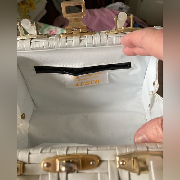 Fun Set - Vintage Fruit millinery purse with tropical sandals - SZ 8 - Picture 7 of 9